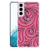 Samsung Galaxy S22 Back Cover Swirl Pink