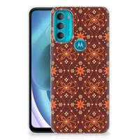 Motorola Moto G71 5G | TPU bumper | Batik Brown