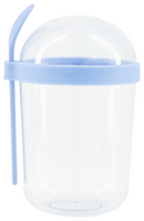 HEMA Yoghurt To Go Beker 500ml Vista Blauw (blauw) - thumbnail