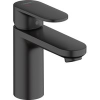 Hansgrohe Vernis Blend wastafelkraan 108 coolstart met waste mat zwart 71585670 - thumbnail