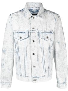 Purple Brand veste Trucker en jean - Blanc