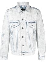 Purple Brand veste Trucker en jean - Blanc