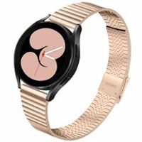 Stalen RVS bandje - Champagne goud - Samsung Galaxy Watch Active 2