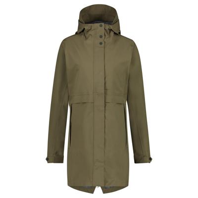 AGU Parka Regenjas Urban Outdoor Dames - Groen - XS - Waterdicht
