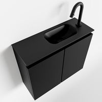 Toiletmeubel Mondiaz Ture | 60 cm | Meubelkleur Urban | Eden wastafel Urban Rechts | 1 kraangat