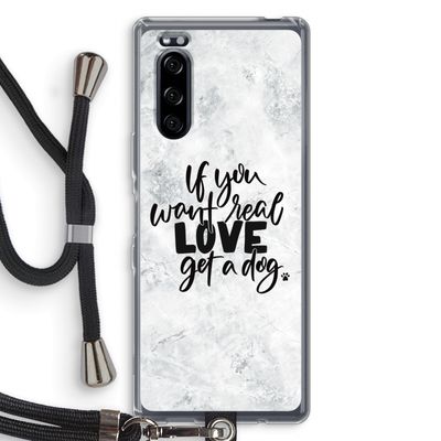 Partner in crime: Sony Xperia 5 Transparant Hoesje met koord