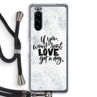 Partner in crime: Sony Xperia 5 Transparant Hoesje met koord