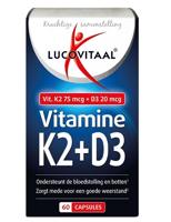 Lucovitaal Voedingssupplementen Vitamine K2+D3 Capsules 60Capsules