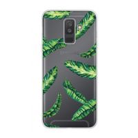 Lange bladeren: Samsung Galaxy A6 Plus (2018) Transparant Hoesje