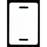PVC-labels 150x270 mm wit 2 band-sleuven