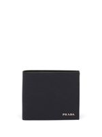 Prada portefeuille en cuir Saffiano - Noir