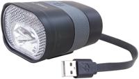 Spanninga Koplamp axendo 40 lux usb-oplaadbaar 65 mm zwart
