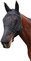 Harry's Horse Vliegenmasker oren en neus zwart maat:pony - thumbnail