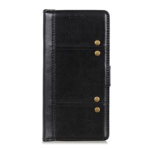 Samsung Galaxy S21 FE hoesje - Bookcase - Pasjeshouder - Portemonnee - Kunstleer - Zwart