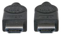 Manhattan 306133-CG HDMI-kabel HDMI Aansluitkabel HDMI-A-stekker, HDMI-A-stekker 5.00 m Zwart - thumbnail