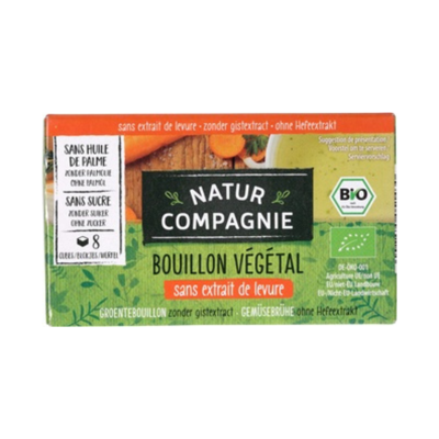 Natur Compagnie Groentebouillonblokjes gistvrij - 80 gram