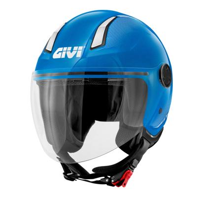 GIVI 11.7 Solid Color, Jethelm of scooter helm, Blauw