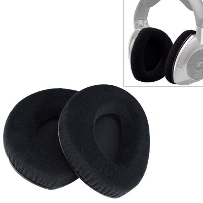 2 stuks voor Sennheiser RS160/RS170/RS175/RS180/RS185/RS195 Flannelette oortelefoon kussen cover earmuffs vervanging Earpads zonder gesp