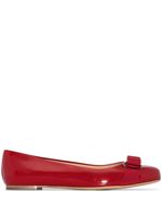 Ferragamo ballerines Vara Bow - Rouge - thumbnail