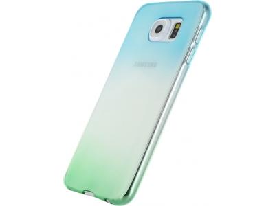 Xccess Xccess Thin TPU Case Samsung Galaxy S6 Edge Gradual Green/Turquoise