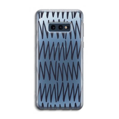 Marrakech Zigzag: Samsung Galaxy S10e Transparant Hoesje