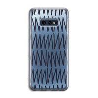 Marrakech Zigzag: Samsung Galaxy S10e Transparant Hoesje