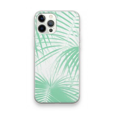 Palmbladeren: iPhone 12 Pro Max Transparant Hoesje