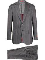 Isaia costume à rayures - Gris - thumbnail