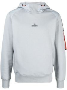 Parajumpers hoodie en jersey à logo imprimé - Gris