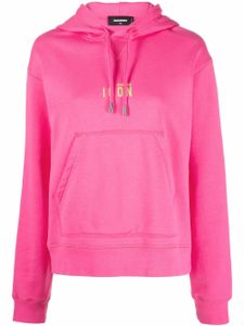 DSQUARED2 hoodie à logo imprimé - Rose