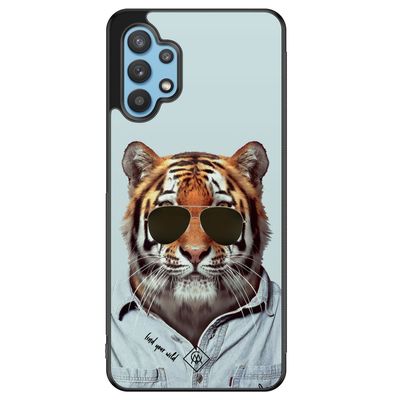 Samsung Galaxy A32 5G hoesje - Tijger wild