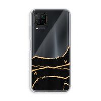 Gouden marmer: Huawei P40 Lite Transparant Hoesje