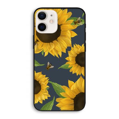 Sunflower and bees: iPhone 12 Pro Biologisch afbreekbaar hoesje