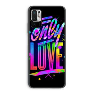 Only Love: Xiaomi Redmi Note 10 5G Transparant Hoesje