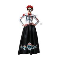 Kostuums voor Volwassenen Skelet Mexicaan Multicolour (XS/S)