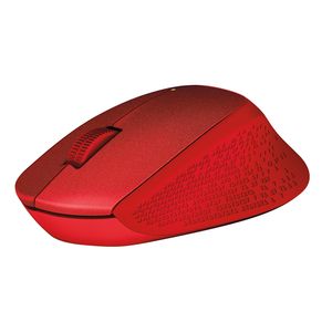 Logitech Mouse M330 Silent Plus Rood