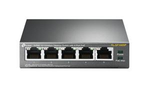 TP-LINK TL-SF1005P Unmanaged Fast Ethernet (10/100) Power over Ethernet (PoE) Zwart netwerk-switch