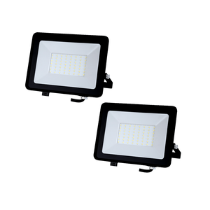 LED Bouwlamp wandmontage 50 Watt 4500 Lumen - Voordeelset 2 stuks