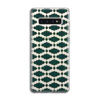 Moroccan tiles: Samsung Galaxy S10 4G Transparant Hoesje