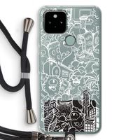 Vexx City #2: Pixel 5 Transparant Hoesje met koord Vexx City #2: Pixel 5 Transparant Hoesje met koord