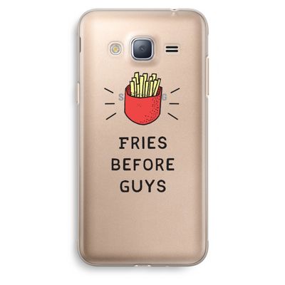 Fries before guys: Samsung Galaxy J3 (2016) Transparant Hoesje