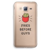 Fries before guys: Samsung Galaxy J3 (2016) Transparant Hoesje