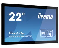 Iiyama ProLite TF2234MC-B7X LCD-monitor Energielabel F (A - G) 54.6 cm (21.5 inch) 1920 x 1080 Pixel 16:9 8 ms HDMI, DisplayPort, VGA, USB IPS LCD - thumbnail