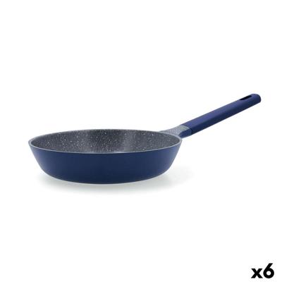 Pan Pyrex Klein Blauw Metaal Ø 24 cm (6 Stuks)