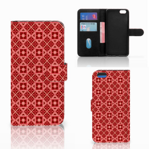 Apple iPhone 7 Plus | 8 Plus Telefoon Hoesje Batik Rood