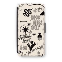 Good vibes: iPhone 8 Plus Flip Hoesje