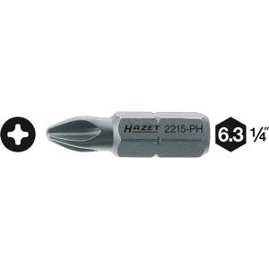 Hazet HAZET 2215-PH3 Kruis-bit PH 3 Speciaal staal C 6.3 1 stuk(s)