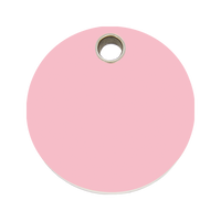 Circle IV plastic dierenpenning large/groot dia. 3,8 cm - RedDingo