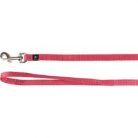 Hondenriem Ziggi 130cm Kersenrood 130 cm x 25 mm Flamingo Rood - thumbnail