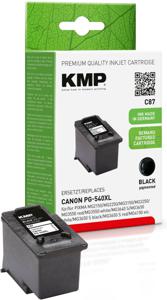 KMP Inktcartridge vervangt Canon PG-540 XL Compatibel Zwart C87 1516,4001